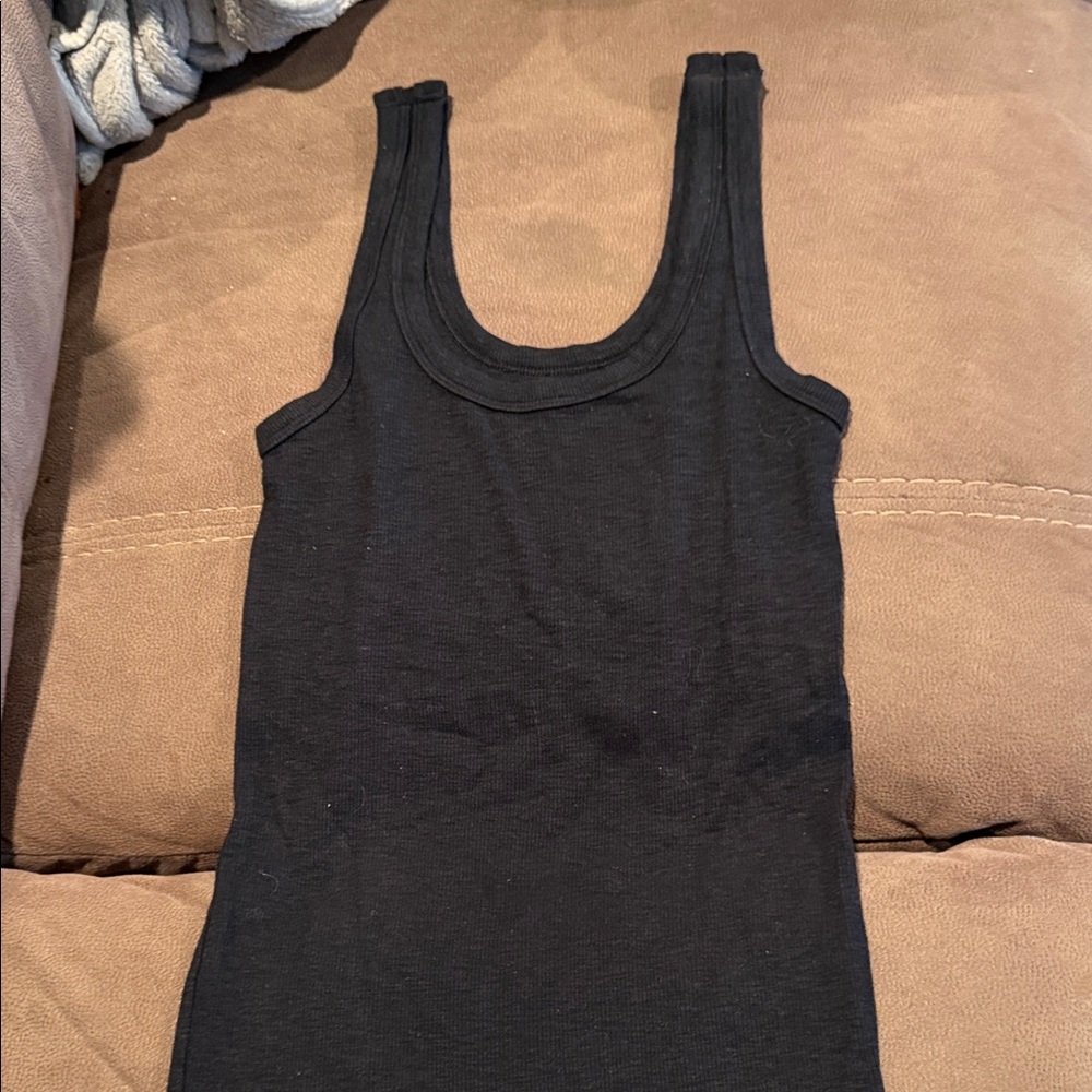 NEW!! Aerie Black Women's Ribbed Tank Top Size XS